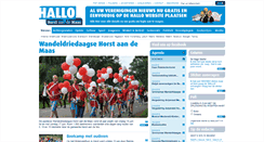 Desktop Screenshot of hallohorstaandemaas.nl